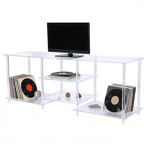 55 Inch Acrylic TV Stand (Generic)