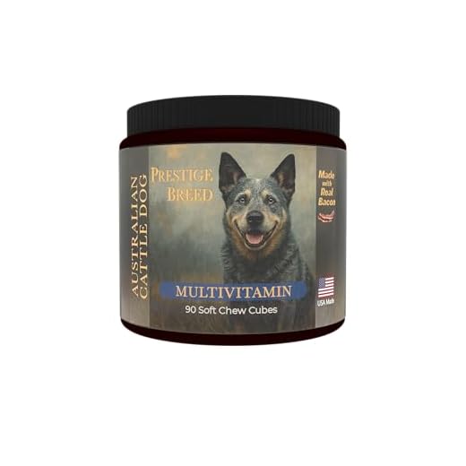 Prestige Breed Australian Cattle Dog Multivitamins, 90 Count, Made in The USA with Real Bacon