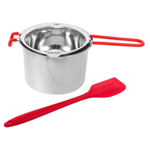BIUDECO Melting Pot Butter Warmer Stainless Steel Melt Pot Double Boiler for Chocolate Candy Melts Kitchen Gadget Easy to Use Random Color