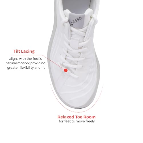 Image of Plaeto Nova Unisex School Shoes for Boys & Girls | Tilt Lacing, Breathable Canvas, PU Midsole for high Durability | Multiplay School Shoes Sports Shoes -Girl |Boy |Child |Kids |1 Year Warranty