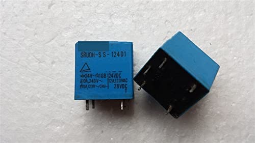 Relais SRUDH-SH-124D1 24VDC à haute endurance mécanique pour automatisme - Lot de 10