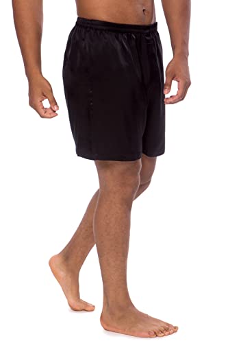 Men's 100% Organic Mulberry Silk Boxer Shorts - Luxury Underwear Breathable and Comfortable (Country Club)3