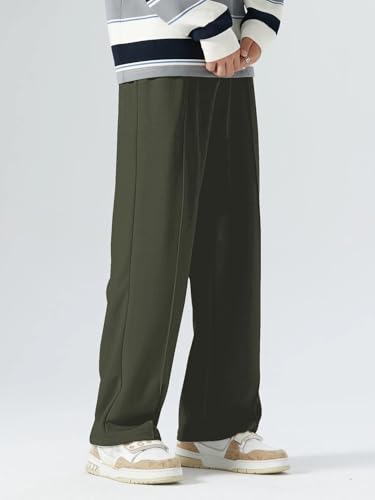 Image of GRECIILOOKS Men's Lycra Cargo Track Pants - Loose Fit Joggers for Men | Korean Style Travel & Home Wear with Pockets (Available in Plus Size)