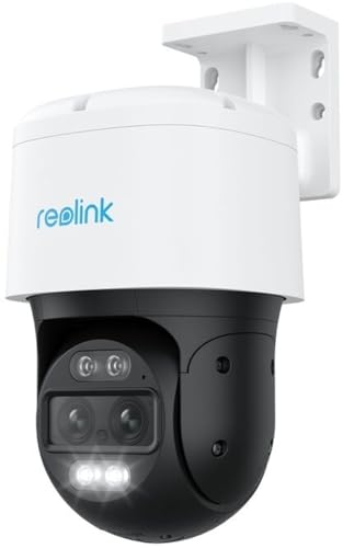 Caméra IP de sécurité Reolink Trackmix P760 dôme extérieur 4K objectif motorisé orientable