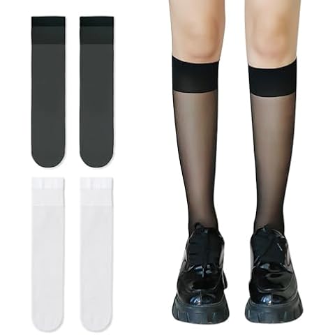 BEIBXHQQ Sheer Knee High Stockings Cover