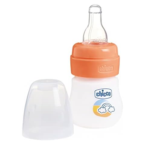 Chicco 60ml Micro Feeding Bottle in Orange Cover