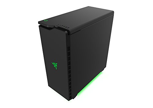 NZXT H440 Razer Edition Mid Tower Gaming Case, Matte Black CA-H442W-RA
