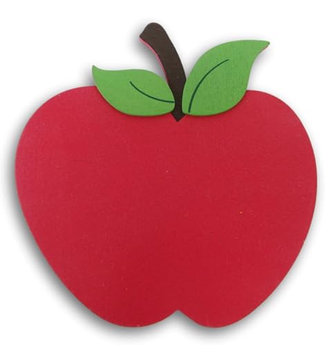 MPD Wood Painted Cutout Shape (Apple)
