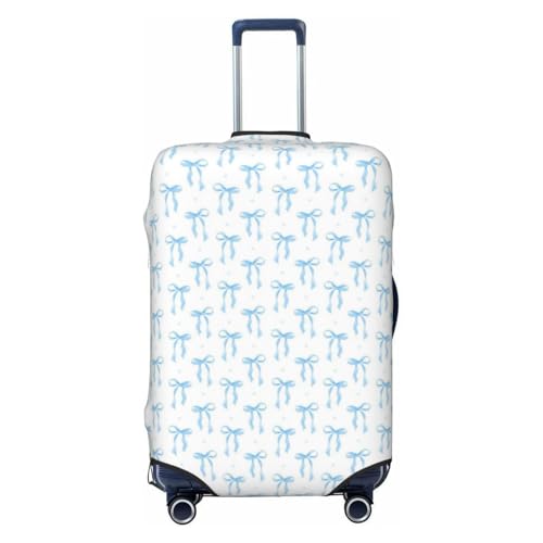 Blue Bow Travel Luggage Covers Elastic Suitcase Protector Washable Baggage Covers