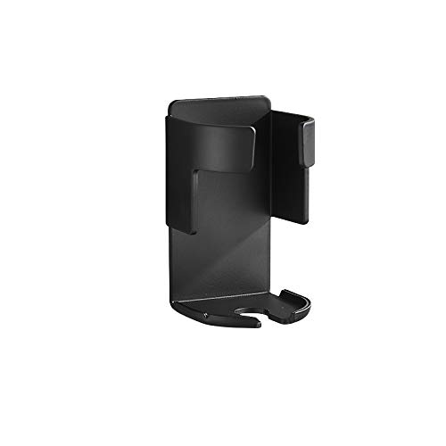 Soporte para Cepillo de Dientes eléctrico Usmoscat, Organizador de Almacenamiento de Cepillo de Dientes de Montaje en Pared de Metal Adhesivo Negro para baño (2 Pcs, Negro) Cover