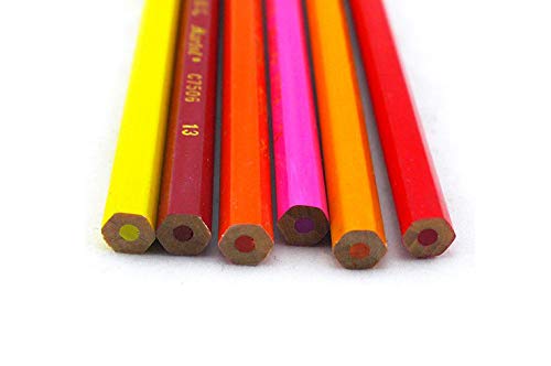 Lápices de colores oleosos YYMIYU set 36 piezas miniatura 4