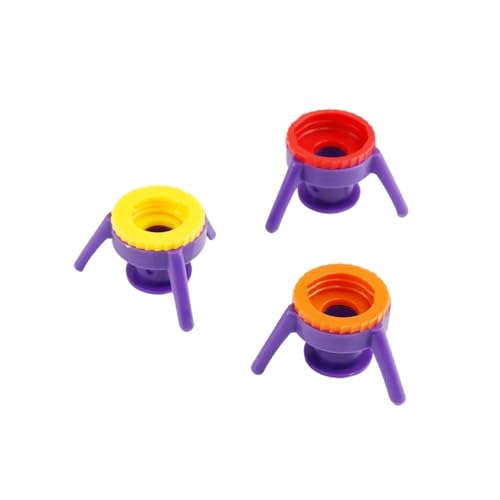 3Pcs Bottle Emptying Kit Practical Evacuation Cap Down Bottle Dispenser Cap for Shampoo Lotion Containers