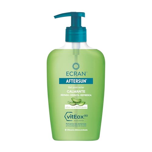 Ecran Aftersun - Gel Post-solar Dermohidratante Reparador Con Aloe Vera Puro, Calma Y Refresca - 200 Ml