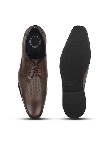 Image of Bata Men's Derby Shoes | Elegant and Comfortable Formal Footwear | Durable Construction.