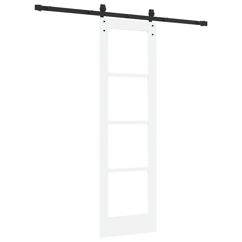 Puerta Corredera ORKDAL Blanco Negro 61 x 198,5 cm