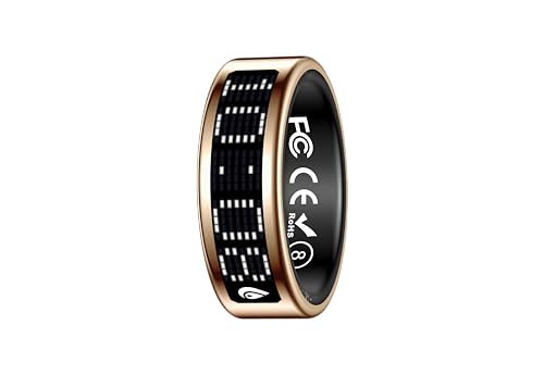Image of Smart Ring Pro | India's First Call Alert Ring with Prayer Mode, Heart Rate Monitor & Auto Workout Tracking | Rose Gold | 8-18.2 mm
