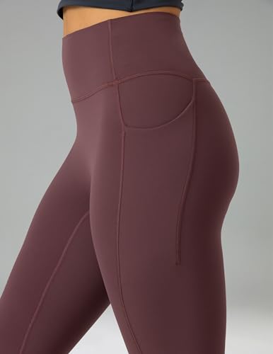 Image of Colorfulkoala Dreamlux No Front Seam Capri Leggings with Pockets for Women - High Waisted 21 inch Buttery Soft Yoga Pants
