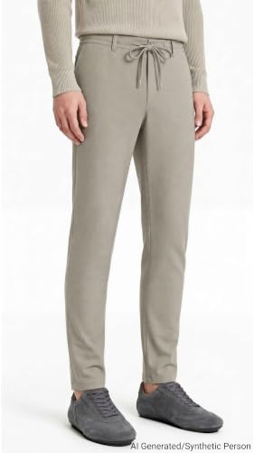 Image of BOSS Men's Techno Twill Tapered Chino Trousers