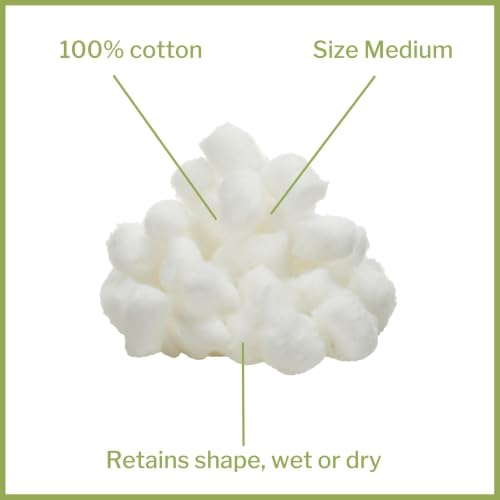 McKesson Cotton Balls Bulk, 100% Pure Cotton Balls for Face, 2000 ct | Nail Polish Remover, Makeup - image 6