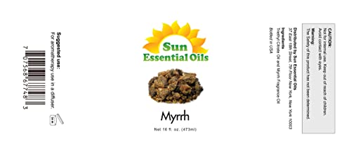 Aceite esencial de Mirra 16 oz para difusor y aromaterapia miniatura 2