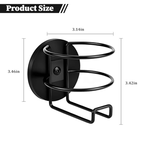 Portavasos magnético para auto, base lateral portátil anticaída miniatura 2