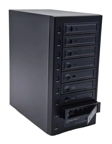 Image of USB 4.0 (40Gbps) Type-C 8 Bay 2.5 Inch and 3.5 Inch SATA Hard Drive External Hard Drive Enclosure