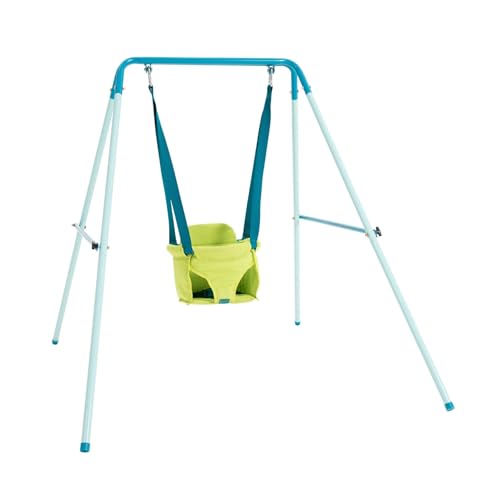 Portique métal Fauteuil bébé Pliant h129 cm, Bleu