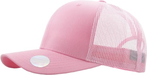 Image of Classic 6 Panel Cotton Twill Mesh Trucker Cap Hat Adjustable Snapback Hat