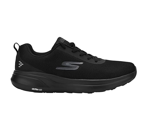 Image of Skechers Men GO Run Pure Lace Up Shoe Black