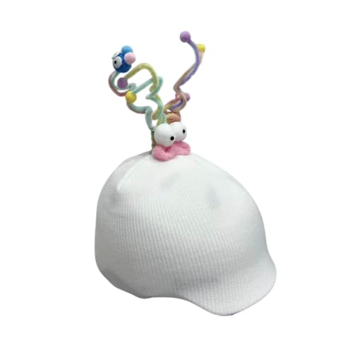 kowaku Ski Helmet Cover Knitted Cap for Women Men Winter Decor Cartoon Protector Warm Gifts Ski Helmet Decoration Helmet Accessories