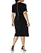 Calvin Klein Women's Size Tulip Sleeved Seamed Sheath, Black 2, 18 Plus