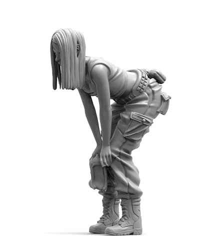 Figura de resina TRUEGRIS 1:6 sin pintar y sin armar miniatura 1