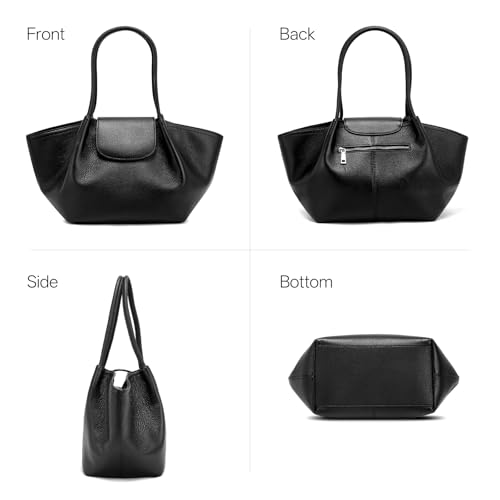 Bolso Tote de Cuero para Mujer Hedexe Grande y Espacioso miniatura 4