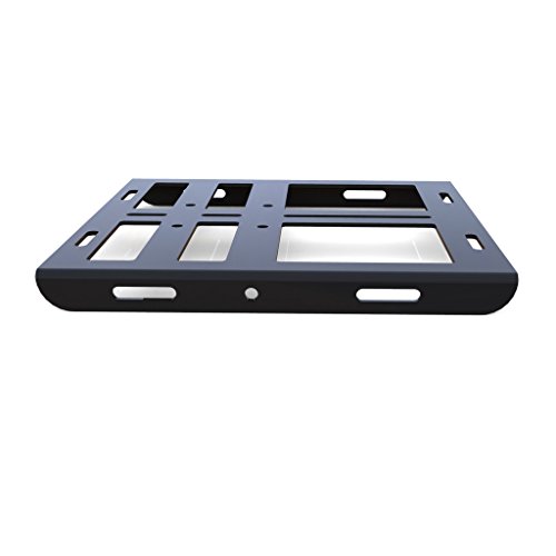 Cargo Rack Luggage Carrier Utility Rear Tail Holder Black Powdercoat fits: 87-16 Yamaha TW200 - Immix Racing - 100-002-black - Thumbnail 2