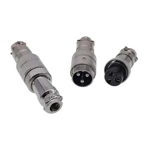 Conector GX16 de 9 pines macho y hembra para electrónica aérea circular de tope, 2 unidades 7