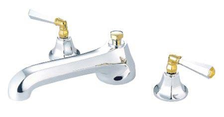 Elements Of Design ES4308AL Elements Of Design ES4308AL Double Handle Widespread Deck Mounted Roman 