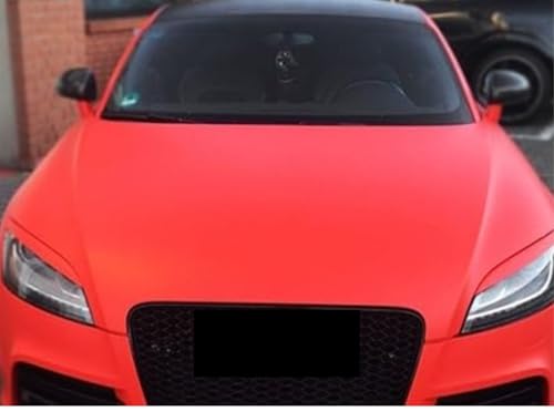 Image of CREON Vinyl Wrap for Car & Bike Self Adhesive Vinyl Wrap Sheet Sticker & Decal Roll Film Auto Car Vehical Air Release (2 feet x 6 feet, Red Matte Wrap)