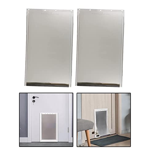 2x Aba de Substituição Durável para Cães à Intempéries Livremente