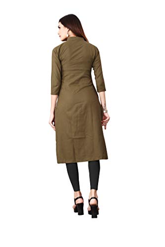 Image of Greciilooks Straight Rayon Kurta Set for Women | Kurta Set | Kurti Set for Women | Festive Kurta Set for Women