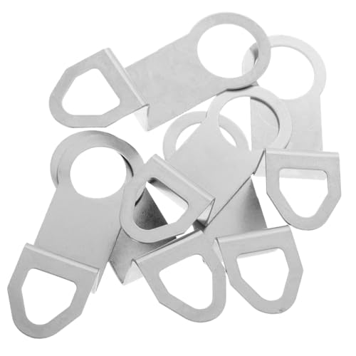 INOOMP 6pcs Metal Clock Hanger Hooks for Wall Clocks Replacement Bracket for Use Compatible