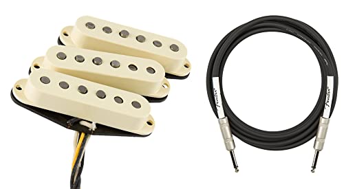 STRUTTURA UNICA: Il pickup per il collo si basa su un pickup Strat '54 con magneti alnico oversize 3, mentre il pickup centrale, basato su un pickup Strat '63, utilizza magneti alnico appositamente trattati ed è avvolto inverso per annullare il ronzio quando viene utilizzato con il pickup del collo o del ponte.