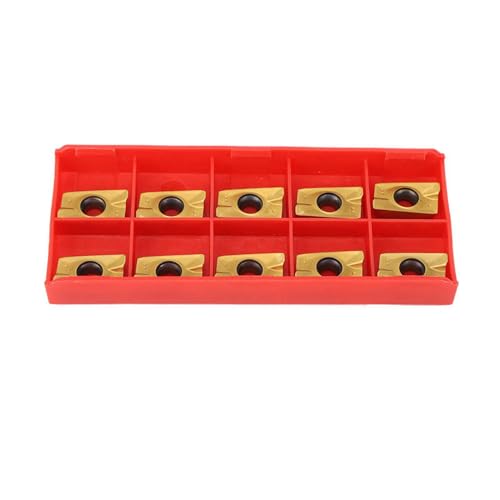 Insertos de Carburo 10PCS APMT1604 Insertos de Fresado Insertos de Torneado de Carburo Cementado Dureza 15-50HRC CNC Cortador Insertos