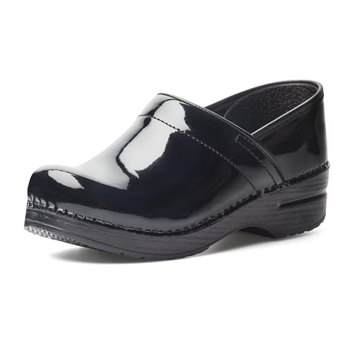 ダンスコ] Clog Professional Black Patent ブラック EU 38(24.0
