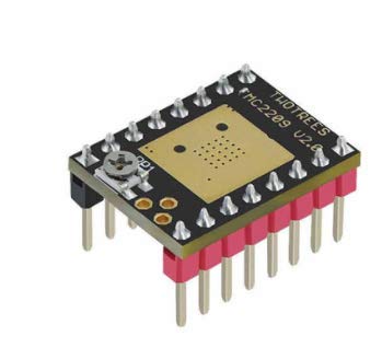TESSERACT TMC2209 V2.0 UART Stepper Motor Driver I Ultra-Silent Stepsticks with Heatsink Mute 3D Printer Parts for Octopus/SKR 2/SKR V1.4 Turbo Manta M5P Motherboard (Qty: 1 Piece, with heat sink) (B08QPLL28G) Amazon Price History, Amazon Price Tracker