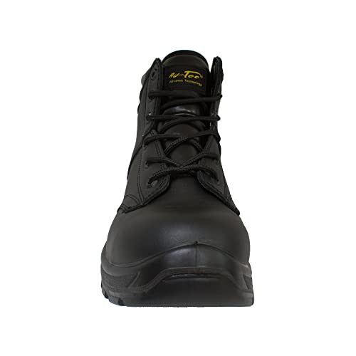 Image of Ad Tec Men's Ankle Laceup Composite Toe Leather Work Boot | Injection Molded Oil Resistant Outsole & Comfort Padded Collar