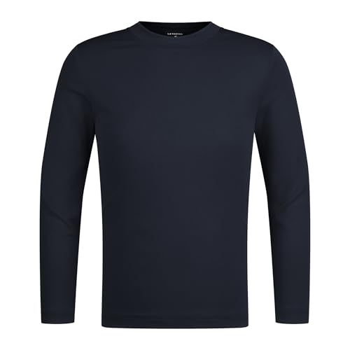 Image of LETAOTAO UPF 50+ Boys Neon Rash Guard Long Sleeve Swim Shirt | 4T to Youth,Boys & Girls Sun Shirt, Sun Protection Shirt,Quick Dry, Moisture-Wicking Fabric, Fishing Shirt