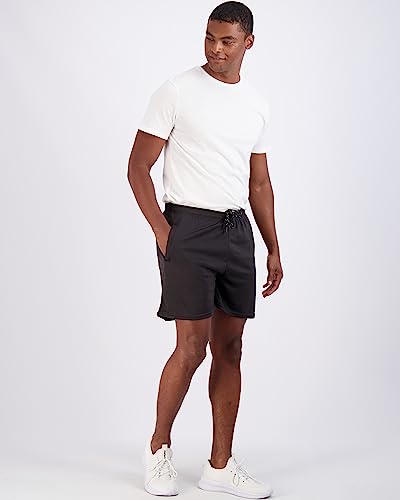 Image of Real Essentials 4 Pack: Men's 7 inch Athletic Running Quick Dry Mesh Shorts with Zipper Pockets (Available in Big & Tall)