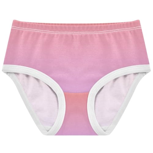 Joisal Cotton Girls Underwear Toddler Coral Pink Mauve Gradient Panties Little Girl Animals Kids Briefs Undies 2t