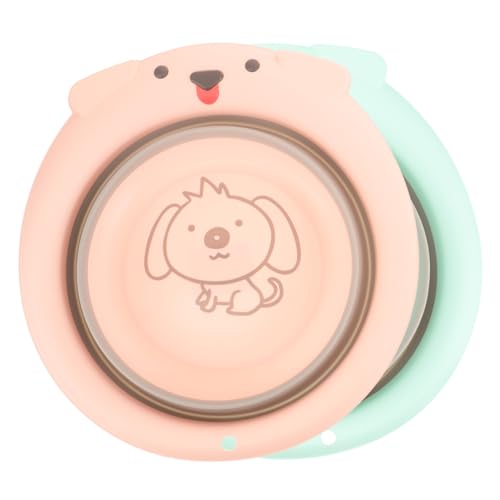 FRCOLOR 2個 洗面台ベビー スキップ 再利用可能 立つ 折りたたみ式洗面器 ボウル プール 錫浴 キャンプ用洗面台 マット ボトル 非 流域 用洗面台 新生児洗面台 皿 幼児 Pp