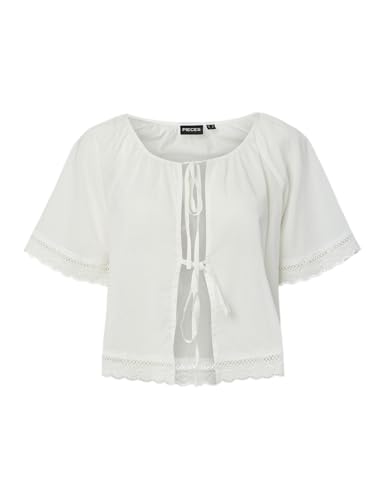 Matière légère Pcpolly 2/4 Tie Top WVN haut fluide anti-chaleur femme